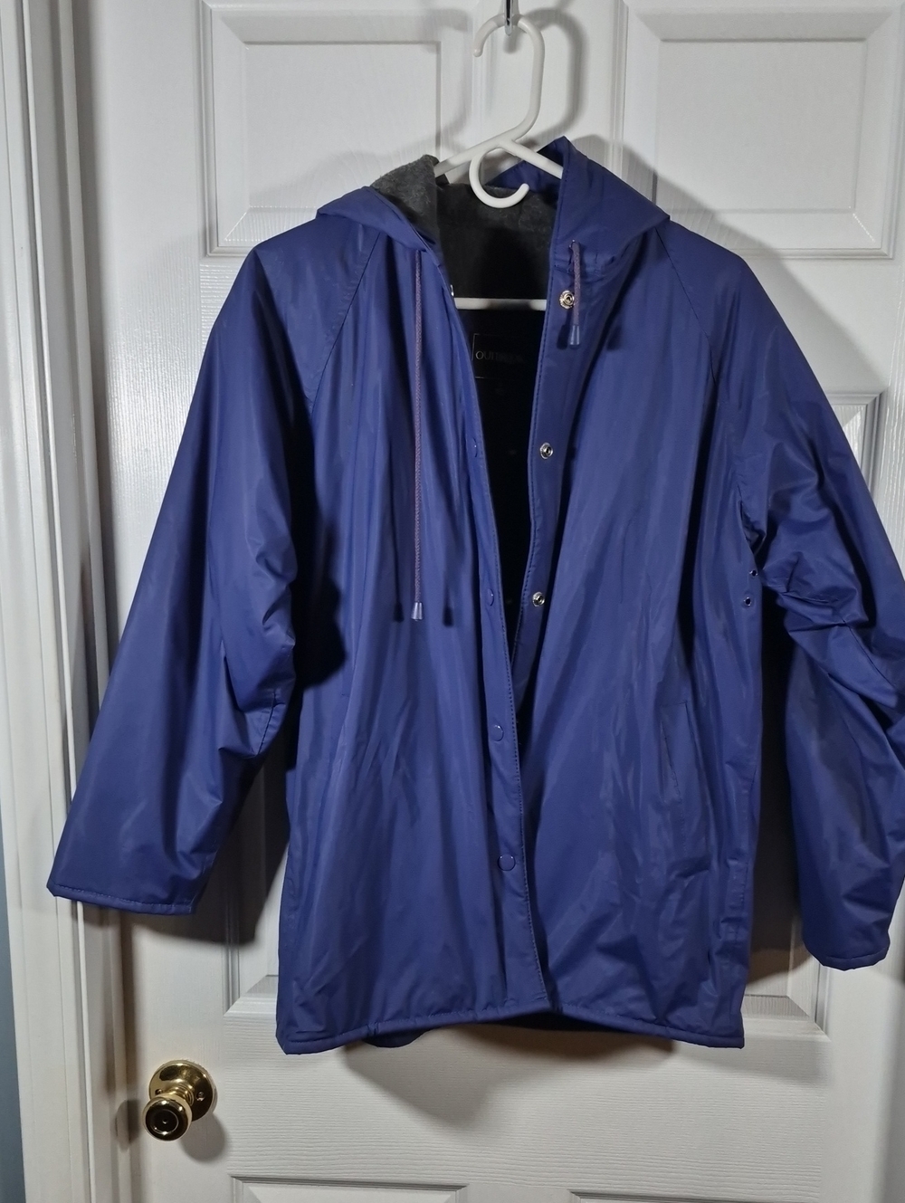 Women's Hooded Utility Jacket - Blue